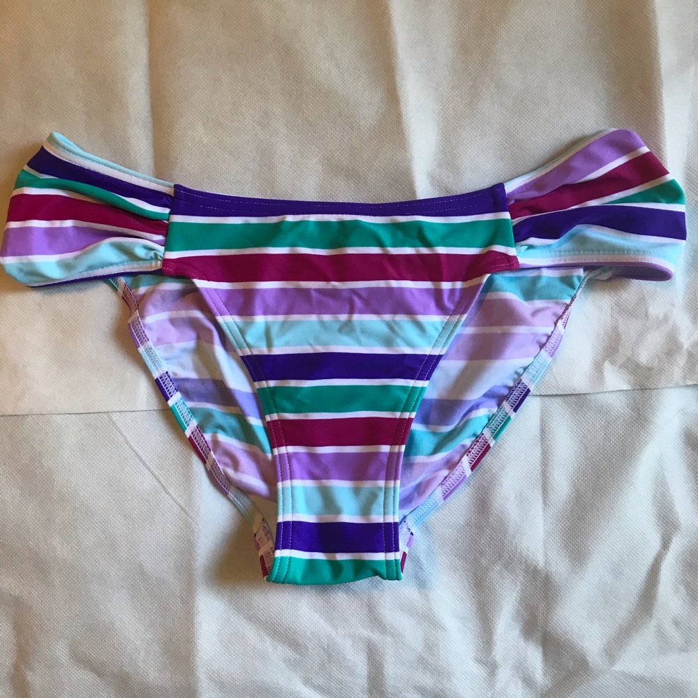 Colorful bikini bottoms!